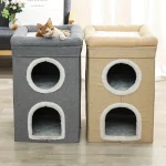 Cozy AllSeason Cat Bed  Washable Foldable Spacious Cat (New)