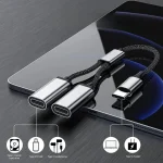 46083 Port Type‑C USB Hub Splitter OTG Adapter Fast (New)