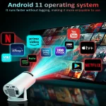 2026 New HY300Ultra Projector 720P 290ANSI LED Mini Projector (New)