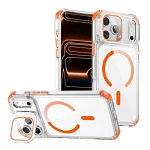 Luxury  Magsafe Magnetic Stand Holder Phone Case  iPhone 18 Pro Max 17 Air Glass Camera Protection Cover  (New)