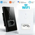 Brazil Standard WiFi Smart Wall Switch 46024 Gang Glass (New)
