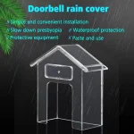 Smart Home Wireless Doorbell Rain Cover Waterproof Cover Doorbell (New)