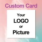 Custom Card Business Cards Thank You Personalized Logo Color (New)