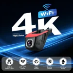 4K Car Dash Cam DVR Recorder Auto Recorder APP (New)