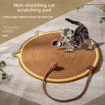 Cat Scratching Mat Durable Cotton Rope Cat Scratcher with (New)
