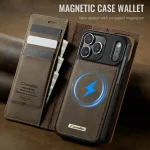Apple iPhone 18 Pro Max 5G 2026 Luxury Case Detachable 2IN1 Leather Wallet Book Funda iPhone 18 Pro Case Magnet Cark Cover  (New)