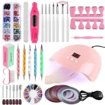 Nail Set Nail Extension Gel Nail Polish Set Acrylic (New)