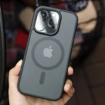 Matte Translucent Frosted Case  IPhone 18 17 Pro Max Plus Magnetic Case  Magsafe Wireless Charging Cover  (New)