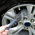 Microfiber Car Tire Brush  Effective Wheel Hub and (New)