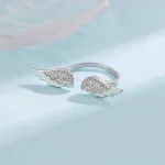New Fashion Personality Angel Wings 925 Sterling Silver Temperament (New)
