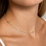 Custom Initial Letter Symbol Necklaces For Women Stainless Steel (New)