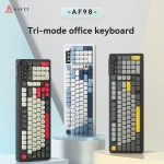 Mechanical Keyboard AJAZZ AF98 Wired/Wireless Keyboard Mechanical Feel Office (New)