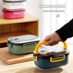 Lunch Box Kid Portable 1pack 1200ML 2 Layer Bento (New)