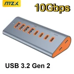 Hub MZX USB 32 Hub 10Gbps Docking Station Expansor (New)