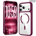 Acrylic Soft Shell Magnetic Transparent Phone Case  IPhone 18 17 Pro MaxSlim Rugged Shockproof Protective Cell Cover  (New)
