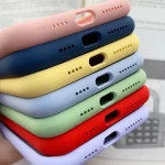 IPhone Case Original Square Liquid Silicone Phone Case  iPhone 17Pro MaxLuxury Camera Protective Cover  (New)