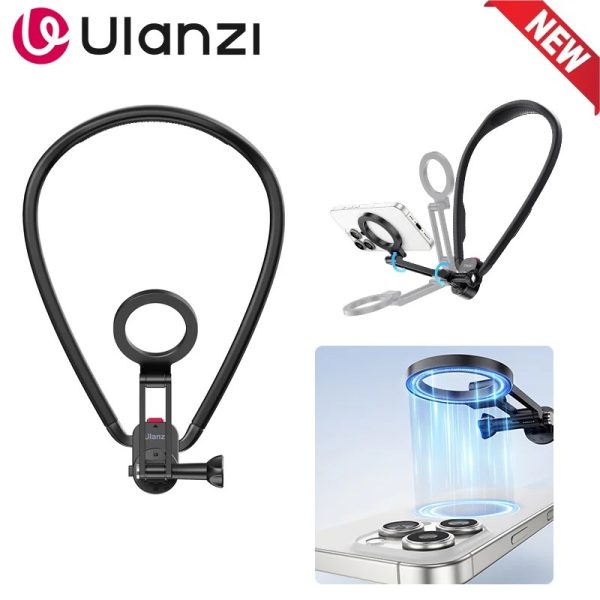246604-4-600x600 Ulanzi MG14 Neck Mount for Phones with Magnetic Quick Release Design (New) - Image 1