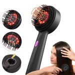 Portable 3-Mode Red Light Scalp Massage Comb with Essence Oil Applicator (New)