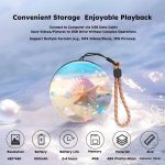 3D Crystal Ball Digital Video Photo Album DIY Glass Ball Screen Display (2.7″) Electronic Screen Orb with Smart Everyday Use (New)