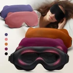 3D Light Block Out Sleeping Mask for Eyes—Soft Sleep Aid for Travel & Everyday Rest with Powerful Performance (New)