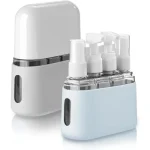 Leak Proof 4 in 1 Travel Bottles Set with Labels (TSA Approved) (New)