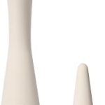 Maude Spot Vibe Mini Kit Grey Wand + Clitoral Bullet 2 Ct Platinum-Grade Silicone 5-Speed Flutter Tip I (New)