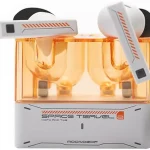 Moondrop Space Travel 2 HiFi Noise-Canceling TWS Wireless Earphone Bluetooth 60 ANC Low-Latency Game Mode SBC/AAC White (New)