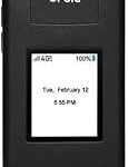 Orbic Journey V Verizon Postpaid 4g LTE 8GB Flip Phone Black Renewed (New)