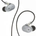 Moondrop CHU III IEM Earphones Dynamic Driver inâ€‘Ear Monitors 078mm 2-Pin Detachable Cable HiFi Wired Earbuds Silver (New)