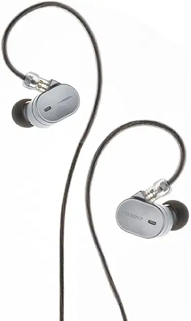 41MZ7otVogL._AC_UY654_FMwebp_QL65_ Moondrop CHU III IEM Earphones Dynamic Driver in‑Ear Monitors 078mm 2-Pin Detachable Cable HiFi Wired Earbuds Silver (New) - Image 1
