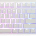 Ducky One 3 Mechanical Gaming Keyboard Cherry MX Blue RGB Pure White Mechanical gaming keyboard with hot-swappable sw (New)