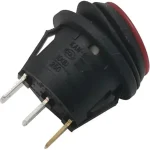 1PC Circular Boat-Shaped Switch 2-Position 3 pin Power Lever KAN-B2-25P 65A250V (New)