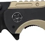 Smith &amp Wesson M&ampP SWMP13BS 82in High Carbon SS Folding Knife with 35in Serrated Clip Point Blade and Aluminum Handle (New)