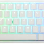 Ducky One 3 SF 65% Mechanical Keyboard Cherry MX Brown RGB Pure White 65% mechanical gaming keyboard with hot-swappab (New)