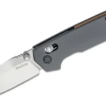 Kershaw Iridium Reverse Tanto Folding Pocket Knife Sleek 34 inch D2 Steel Blade DuraLock Locking Mechanism Aluminum Ha (New)