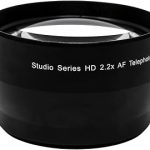 58mm 2.2X High Definition Telephoto Zoom Lens for DSLR Canon EOS Rebel 70D 77D 80D 90D T8i T7 T7i T6i T6s T6 T5i T5 T4i T3 (New)