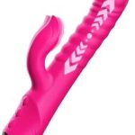 Thrusting Dildo Rabbit Toys G Spot with 7 Thrusting Modes IPX6 Waterproof Type-C USB Recharge (New)