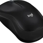 Logitech M185 Compact Ambidextrous Wireless Mouse with Rubber Grips - Black Ambidextrous mouse with 24 GHz USB-A Nano R (New)