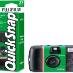 Fujifilm QuickSnap Flash 400 One-Time-Use Camera - 27 Exposures 35mm disposable camera with 400 speed film and built-in (New)