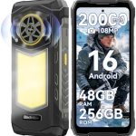 Blackview Rock 5 Rugged Phone Android 16 20000mAh/33W 348LM Camping Lantern 108MP+50MP+20MP Night Vision Camera 48GB+256GB MT (New)
