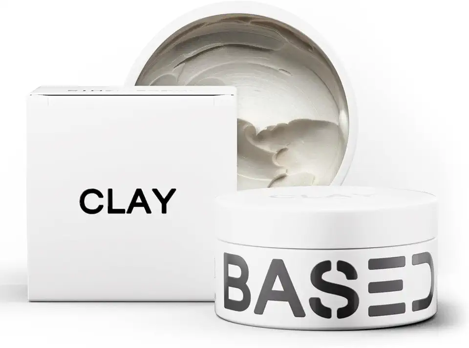51F71D-Z9ZL._AC_UL960_FMwebp_QL65_ BASED Hair Clay for Men Premium Hair Clay with Strong Hold Texturizing Finish & Low Shine Hair Styling for Medium Thi (New) - Image 1