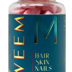 WEEM Hair Skin and Nails Gummies - Supports Healthy Hair - Vegan biotin Vitamins for Women &amp Men Supports Faster Hair Grow (New)