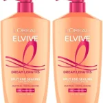 L'Oreal Paris Elvive Dream Lengths Shampoo and Conditioner Set Seals Split Ends Hydrating &amp Strengthening Hair Repair F (New)
