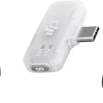 DJI Mic Mini 2 TX 1 Mobile RX Ultralight Active Noise Cancelling Wireless Lavalier Microphone for iPhone 17/16/15 (New)