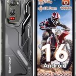 Blackview Fort 5 Slim Rugged Phone 4G T-Mobile 10.7mm 248g Android 16 Smartphone 12GB RAM + 24GB Expansion 256GB 108MP (New)