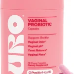 URO Vaginal Probiotics for Women Healthy Odor &amp pH Balance 1-Month Supply With 5B CFU of Lactobacillus Probiotics and (New)