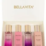 Bellavita Luxury Women's Perfume Gift Set with Rose Senorita Date and Glam 80ml Perfume for Women Pink Pepper Yu (New)