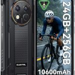 OUKITEL G1 Rugged Smartphone 10600mAh Battery Cell Phone 24GB RAM 256GB ROM 6.52” HD+ Display 48MP+2MP Camera Glove Mode (New)