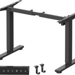 FLEXISPOT EN1 Height Adjustable Standing Desk Frame Black Memory Controller Electric Sit Stand Desk Base Home and Off (New)