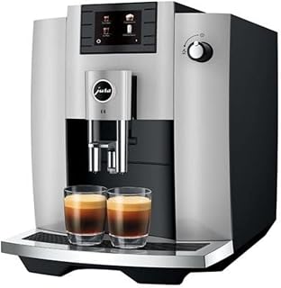 51OuydDZAML._AC_UL320_ Jura E6 Platinum 15465 Hot water on demand A professional aroma grinder Comes in a finish (New) - Image 1